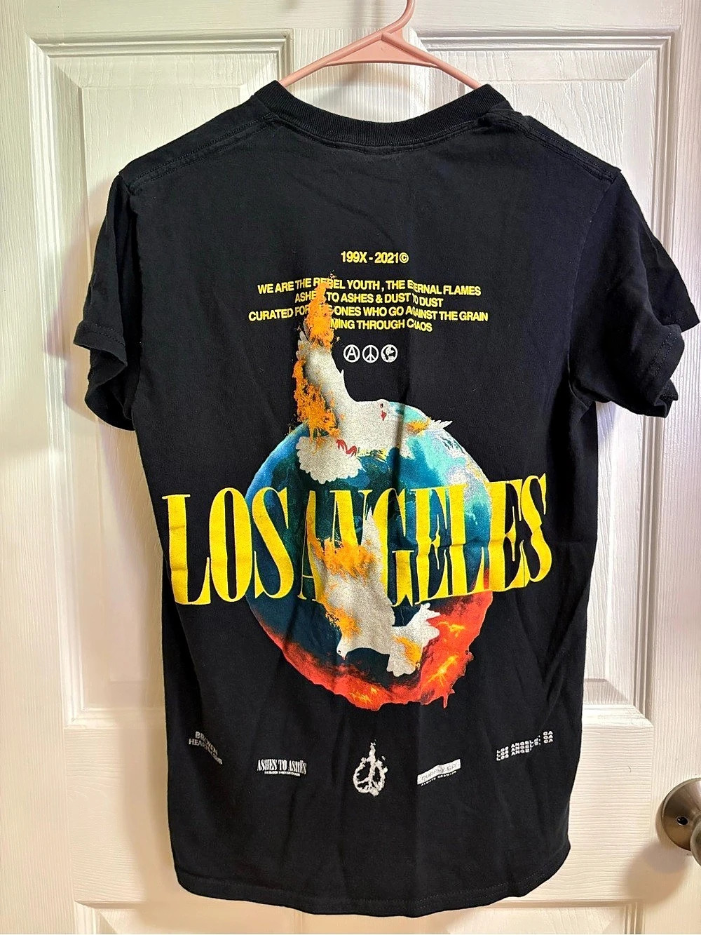 Civil regime Los Angeles 199X-2021 graphic tee Graphic Tee Black Size Small